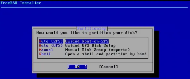 freebsd install 文件系统